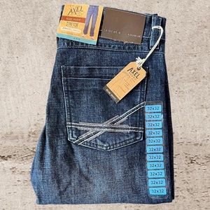 T.K. Axel Men’s 32 x 32 slim bootcut stretch jeans, NWT